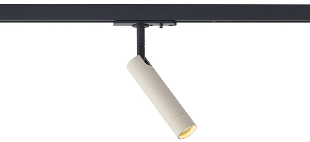 Модерен спот бежов с черно за релсова система 1-фазен - Iconic Ivy
