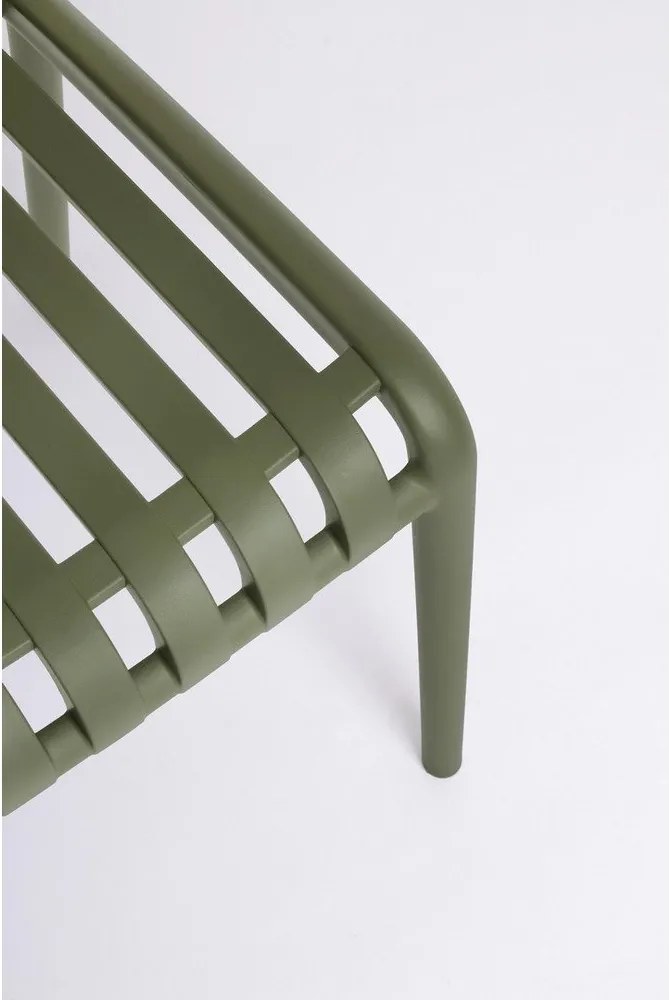 Зелен пластмасов градински стол Billie – Bizzotto