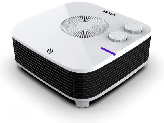Разопакован: Вентилаторна печка Finlux FFH-25123 ADI, 2000W, Защита от прегряване, Светлинен индикатор, Бял