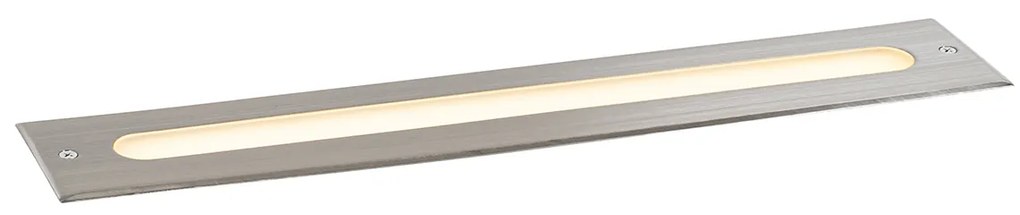 Модерен наземно прожектор стомана 50 см с LED IP65 - Eline