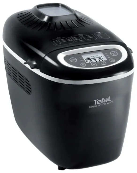 Хлебопекарна Tefal Bread of the World PF6118, 1600 W, 750/1000/1500 гр, 2 бъркалки, 19 програми, Черен