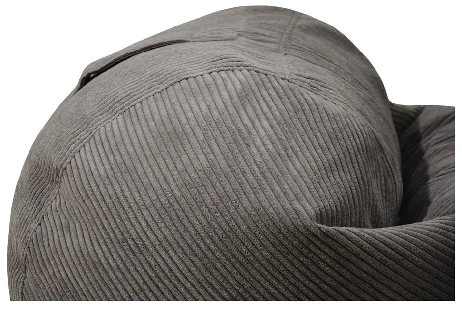 Детски пуф от рипсено кадифе в тухлен цвят Roll 80 – SLOWDOWN