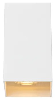 Дизайнерски квадратен стенен аплик бял - Sabbir