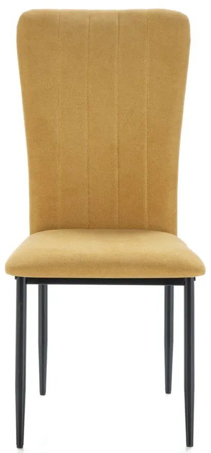 Трапезни столове в комплект от 4 бр. горчица Holly – Marckeric