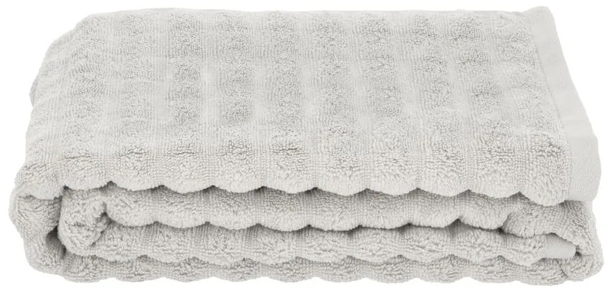 Светлосива памучна кърпа 70x140 cm Inu - Zone