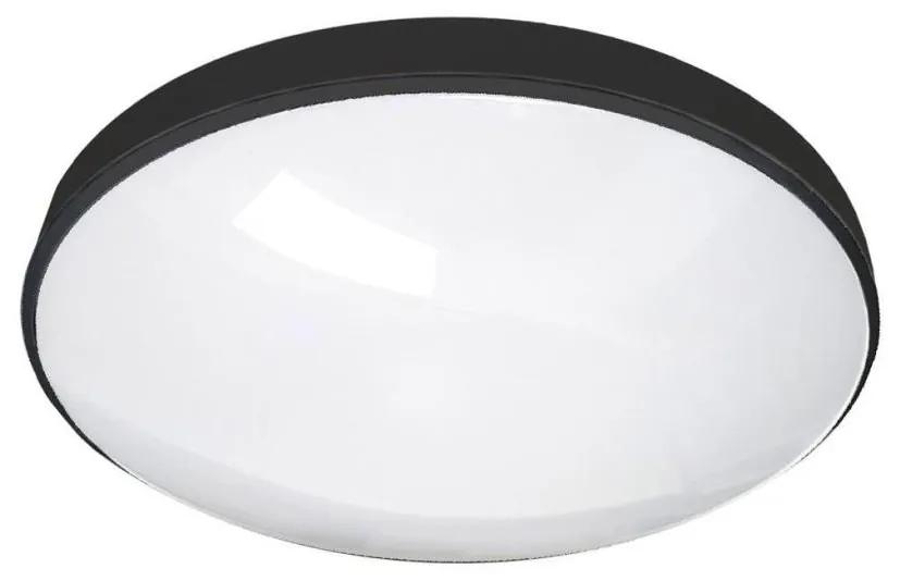 LED Плафон за баня CIRCLE LED/12W/230V 4000K Ø 25 см IP44 черен
