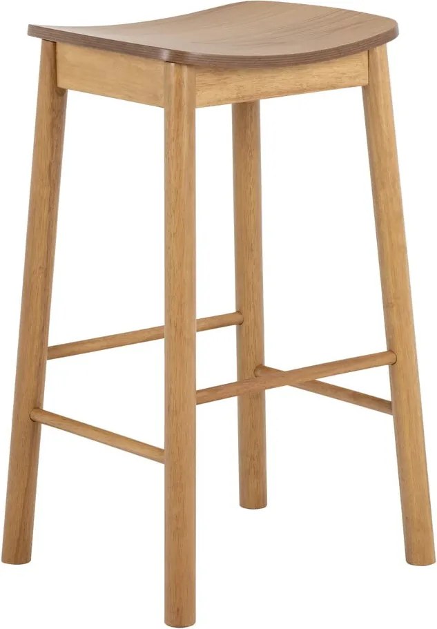Бар стол в естествен цвят (височина на седалката 74,5 cm) Barlow – Actona