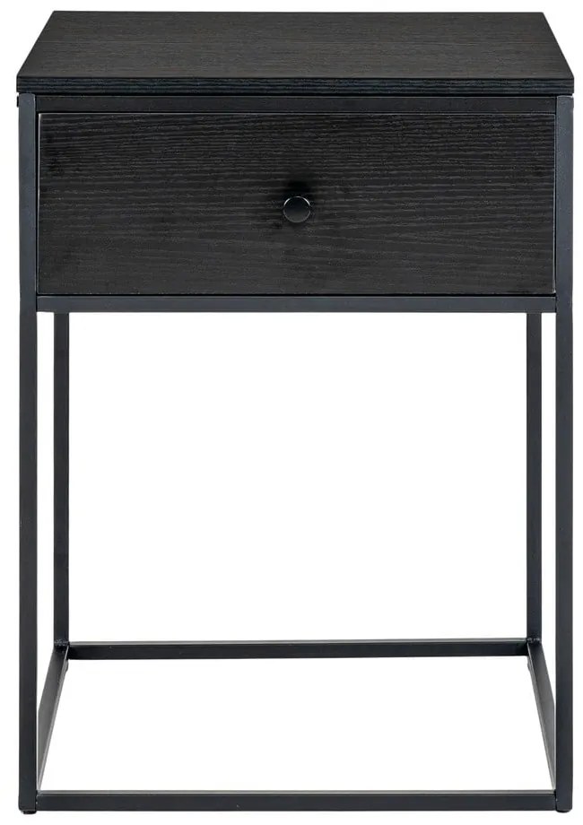 Черно нощно шкафче Vita – House Nordic