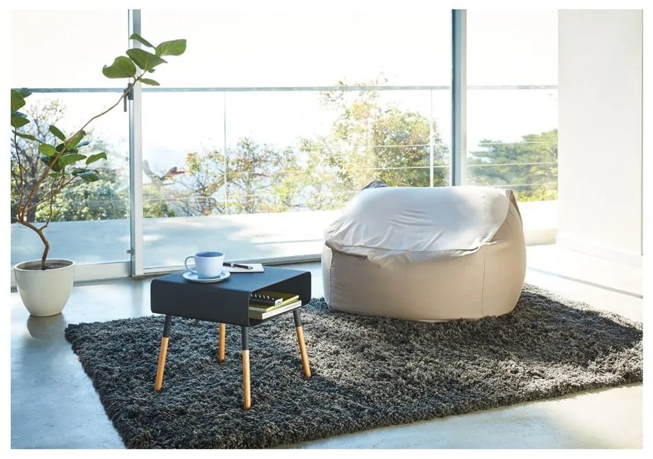 Черна масичка за кафе , височина 35 cm Plain - YAMAZAKI