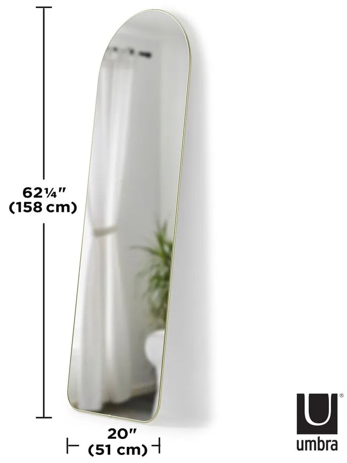 Подово огледало 51x158 cm Hubba - Umbra