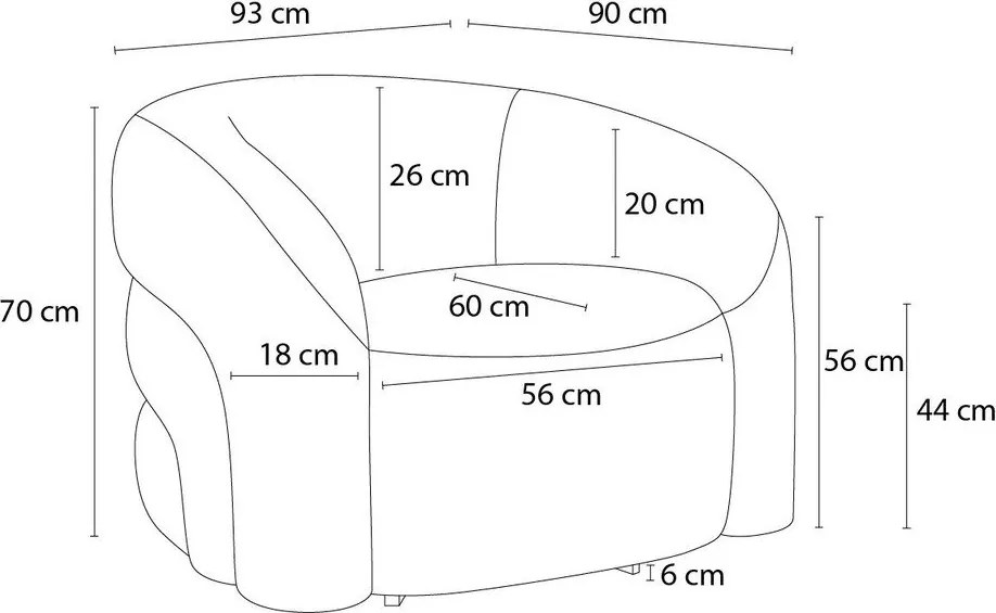 Зелено въртящо се кресло от прежда с примки от букле Elina – Bobochic Paris