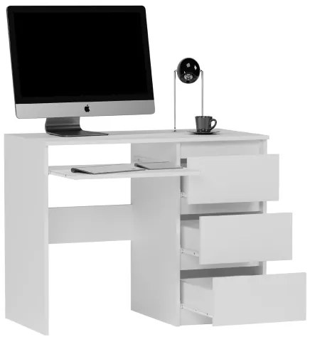 Писалище, офис бюро с чекмеджета MODERN N-3 - различни цветови варианти сонома микс бяло