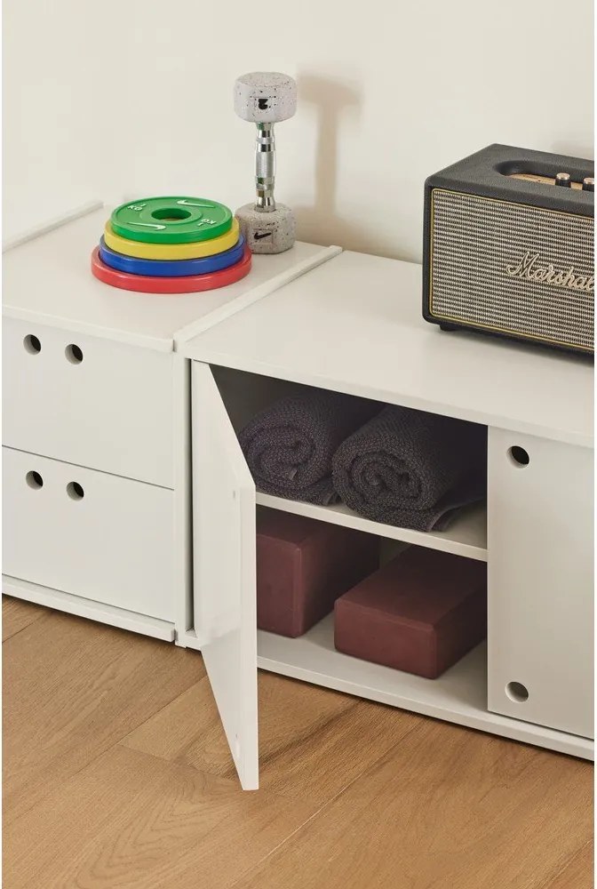 Кремава маса за телевизор 157x42x40 cm Wally – Teulat