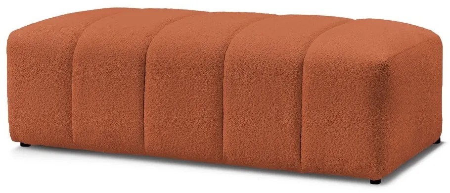 Теракотена табуретка от прежда с примки от букле Annecy – Bobochic Paris