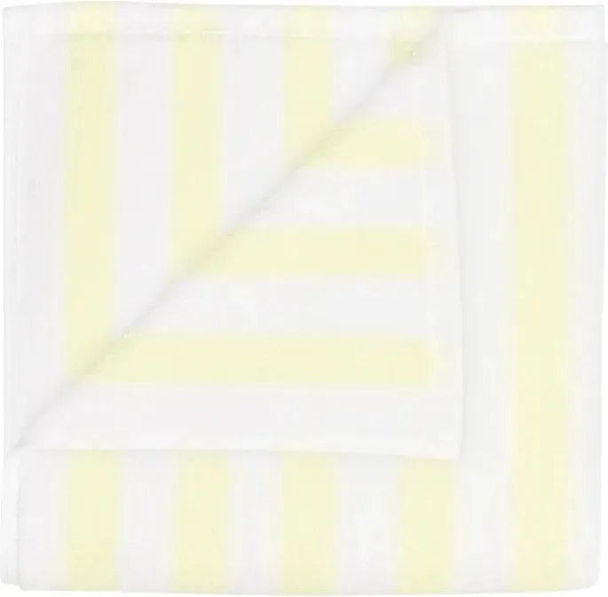 Светложълти/бели кърпи в комплект 2 бр. от органичен памук от тери 30x50 cm Arto – Blomus