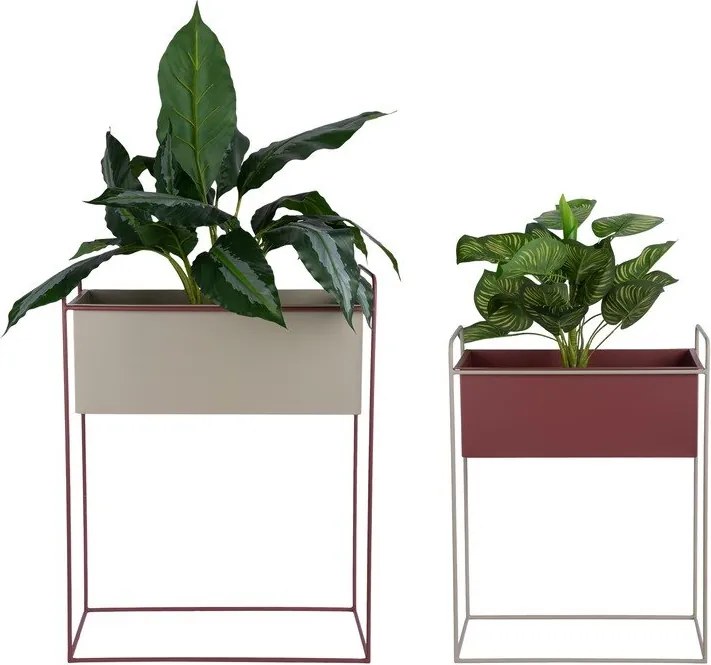 Метални стойки за цветя 2 бр. (височина 65 cm) Reina – PT LIVING