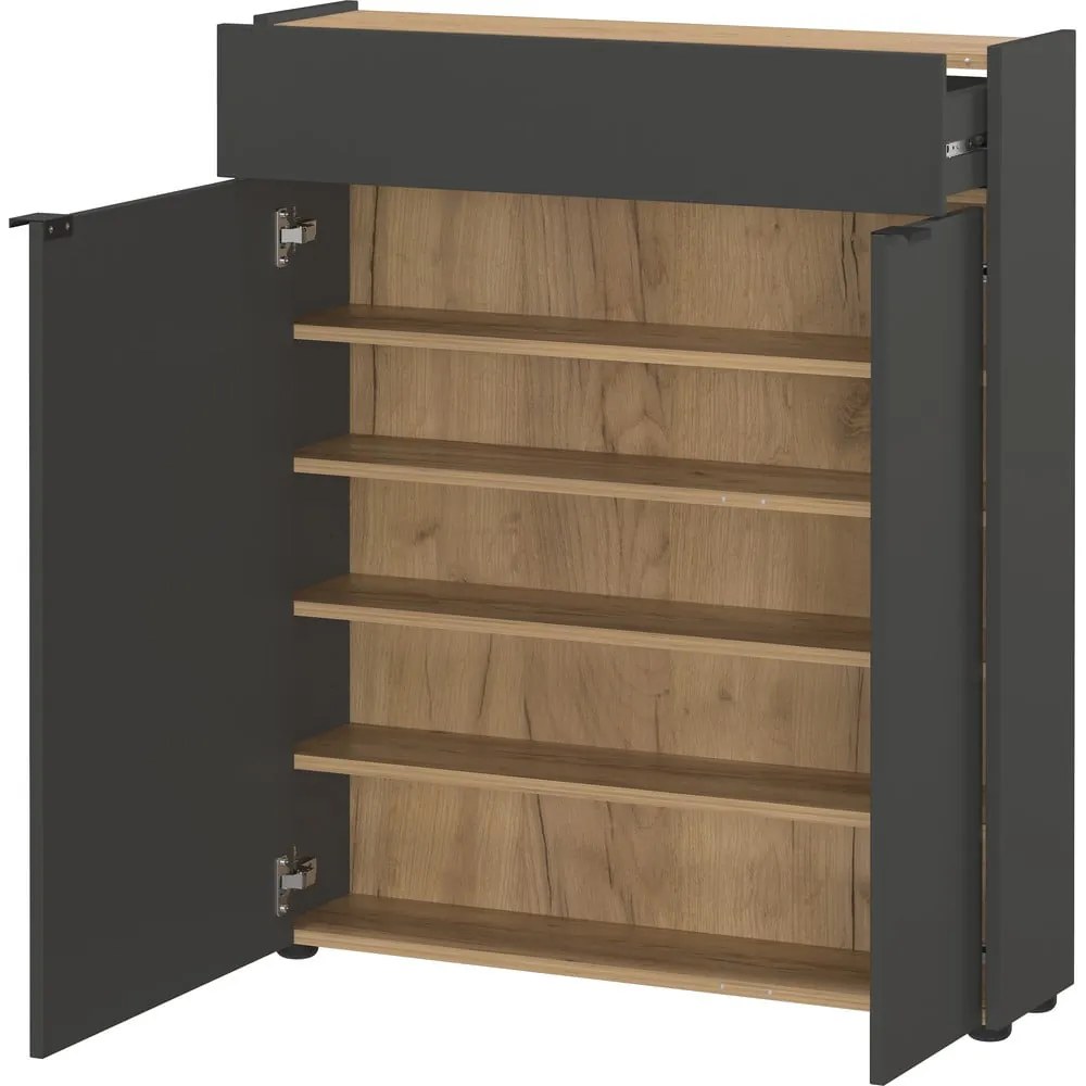 Антрацитно шкафче 82x102x22 cm Ameca – Germania