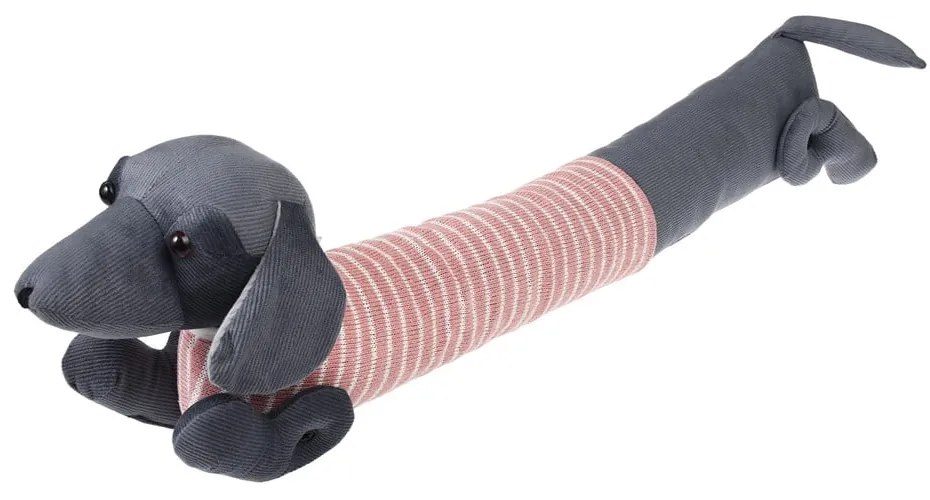 Розово-сиво уплътнение за врата 17x76 cm Sausage Dog – Rex London