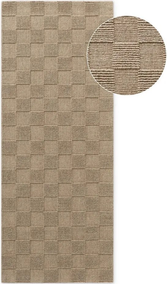 Кафява ръчно изработена вълнена пътека 80x200 cm Scala – Villeroy&amp;Boch