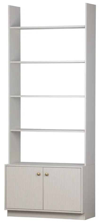 Светлосива модулна етажерка от борова дървесина 80x200 cm Madu - WOOOD