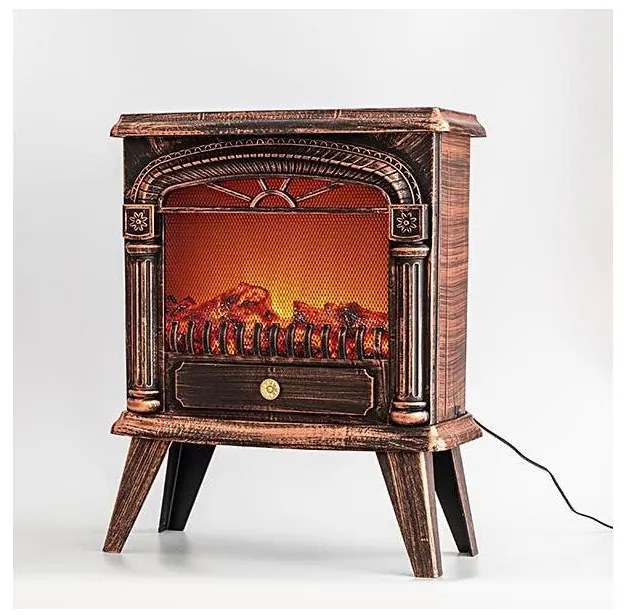 LED декоративна камина 12xLED/2,4W/4,5V, 3xAAA батерии