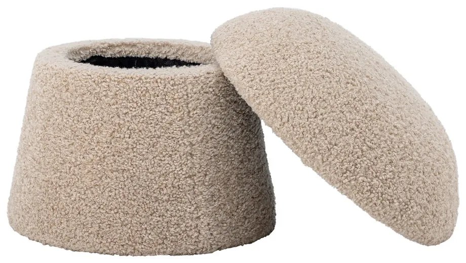 Бежова табуретка от букле Bocca – Bloomingville