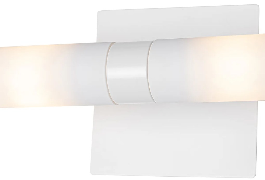 Модерна стенна лампа за баня бяла IP44 2-светлина - Bath