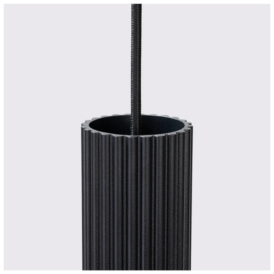 Черно висящо осветително тяло Gleam – Sollux