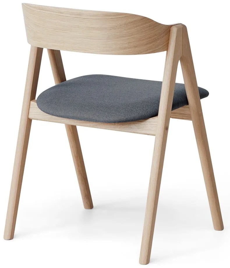 Трапезен стол от дъб със сива седалка Findahl от Hammel Mette - Hammel Furniture