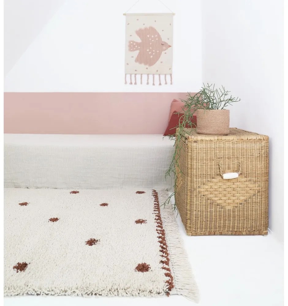 Бежов и червен килим , 120 x 170 cm Wooly - Nattiot