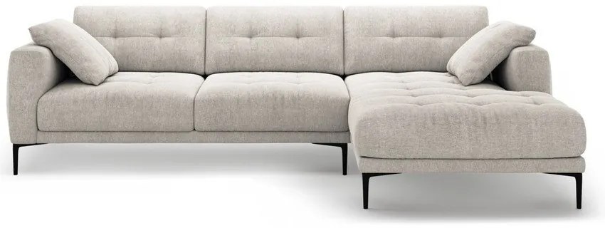 Бежов ъглов диван (десен ъгъл) Bemy – Micadoni