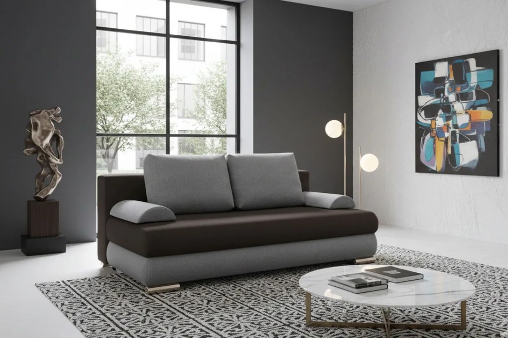 Диван-легло Рибод-Тъмно Сиво