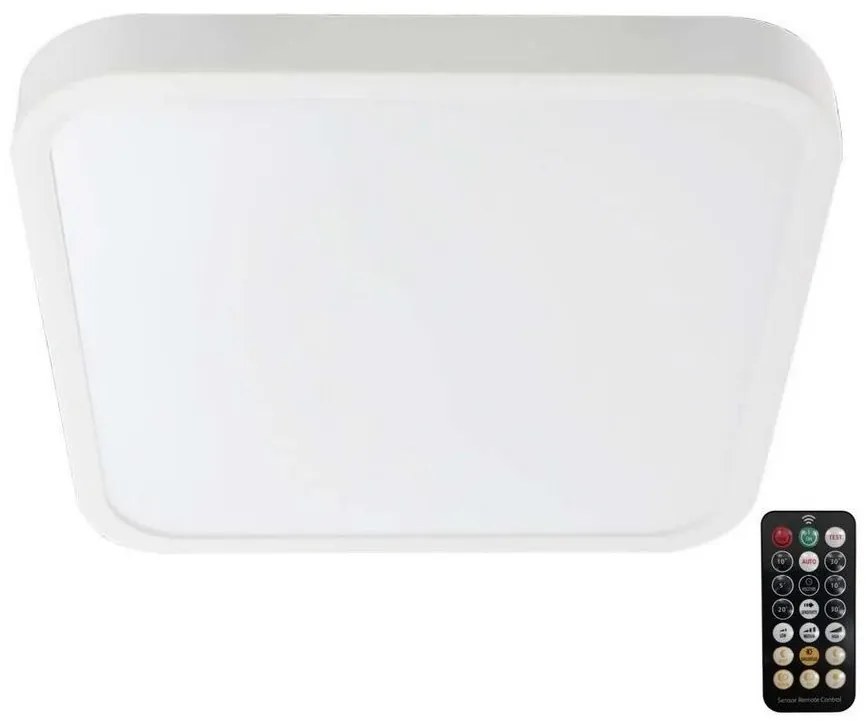 LED баня плафон сензор LED/36W/230V IP44 4000K 42x42 см + ДУ