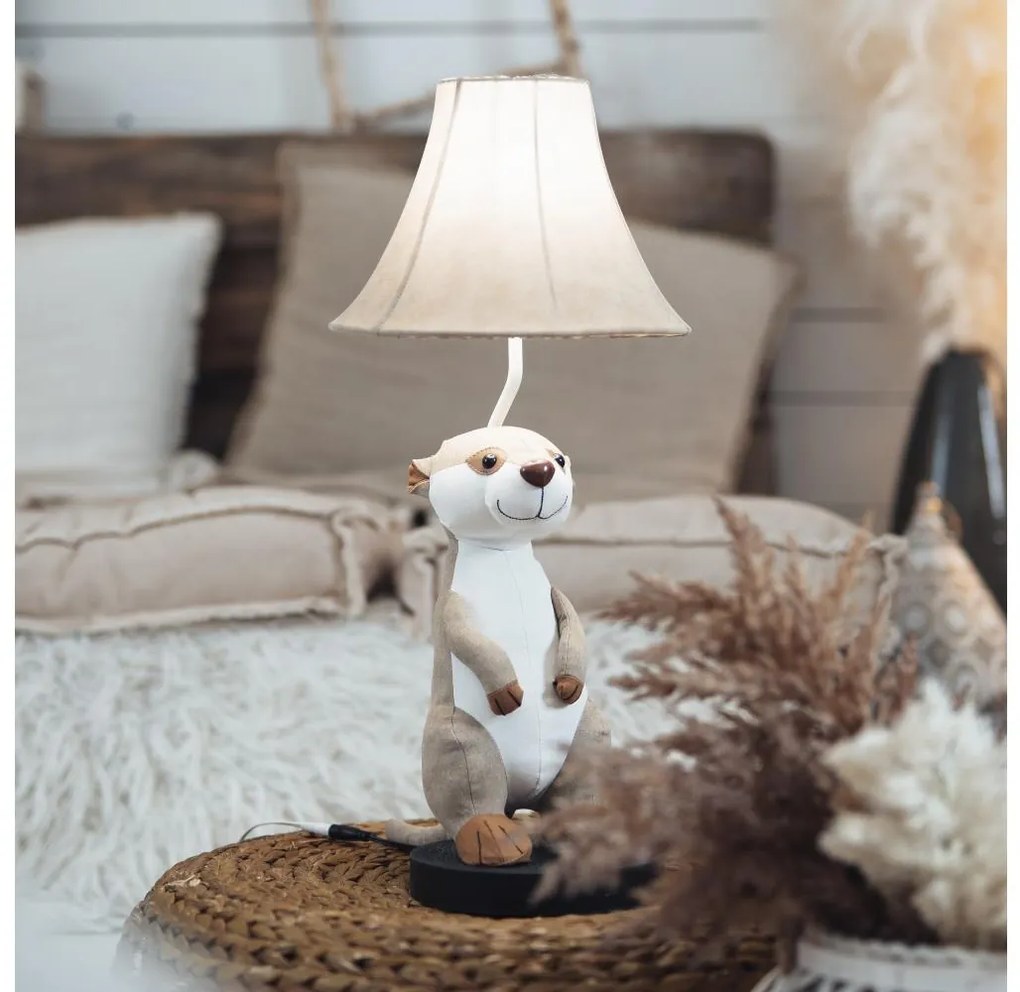 Happy Lamps - LED Детска настолна лампа EDDIE LED/5,4W/230V сурикат