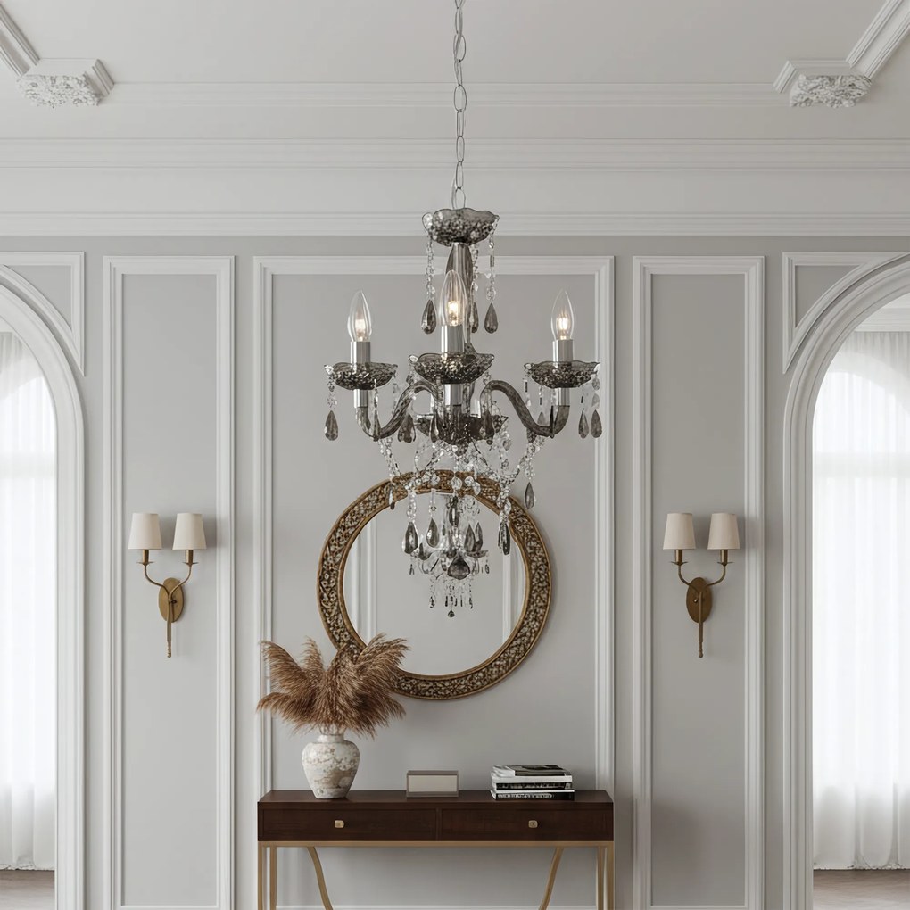 ЛАМПА EBT007-3CP GREY