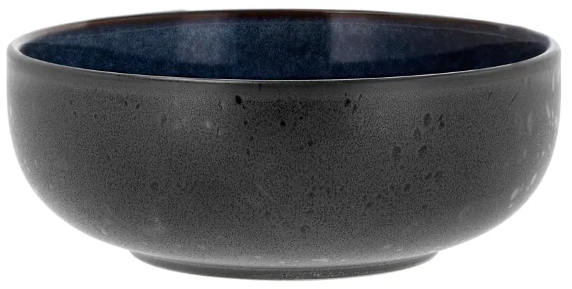 Черна/синя глинена рамен купичка Gastro Dark Blue/Black – Bitz