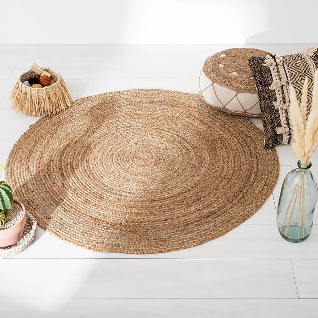 Килим atmosphera Round, 120 cm, Юта - Бял