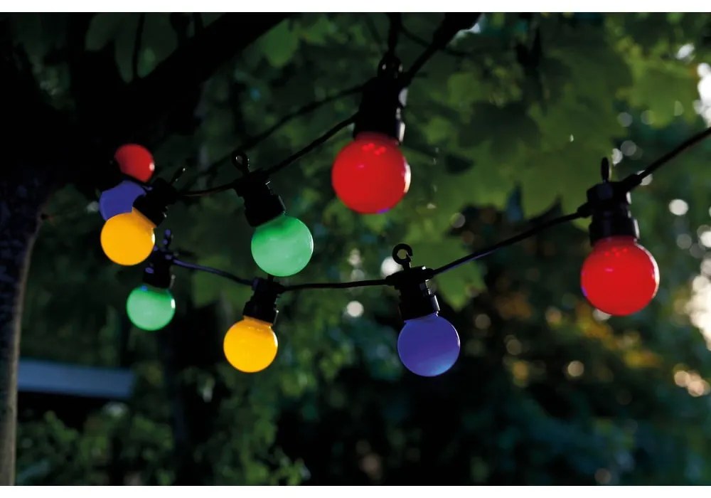 Удължител на светлинната верига с 10 броя крушки, дължина 300 cm Lucas Multi – Sirius