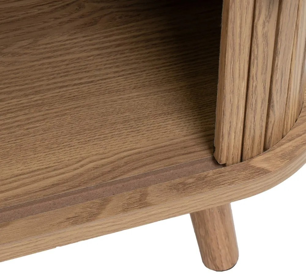 Библиотека от декор от дъб в естествен цвят 80x172x40 cm Elia – Casa Selección