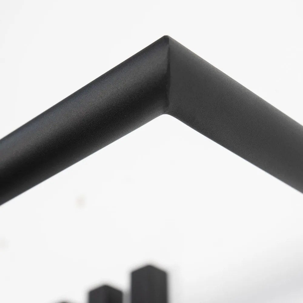 Черна метална стенна закачалка 65 cm Senza – Spinder Design