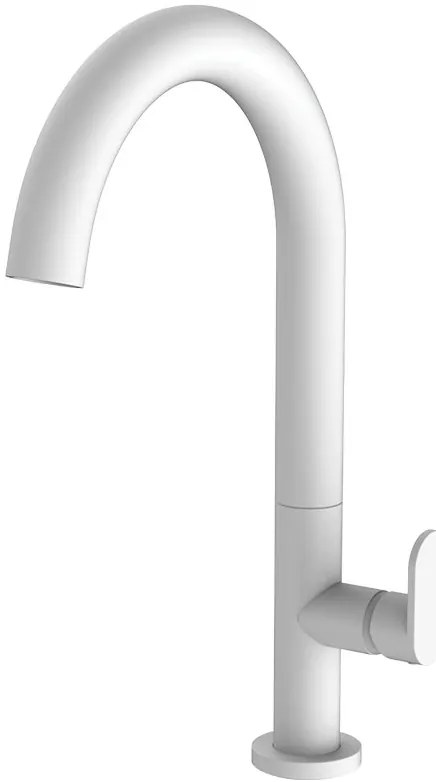 Кран за мивка Vicario Slim Max-Бял - Mat