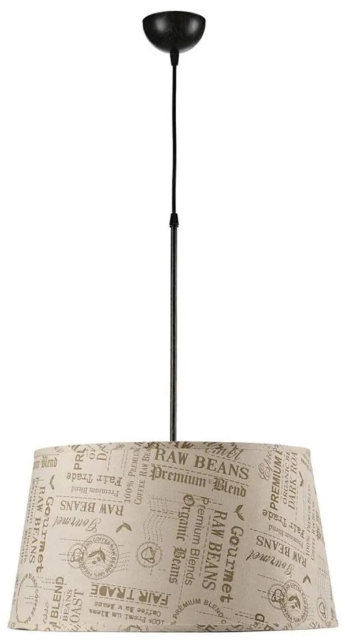 ONLI - Пендел MAIDA 1xE27/15W/230V Ø 50 cm кафяв