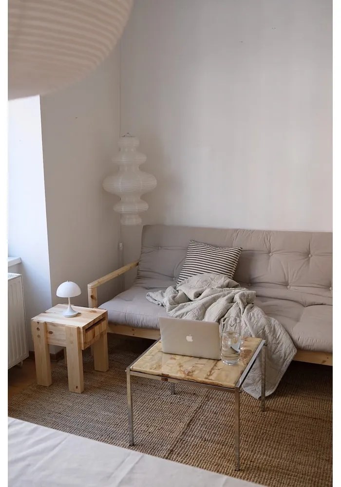 Разтегателен диван в петролен цвят 205 cm Knob - Karup Design