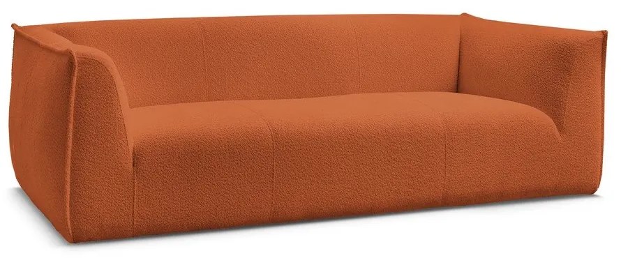 Оранжев диван от прежда с примки от букле 242 cm Giorgia – Bobochic Paris