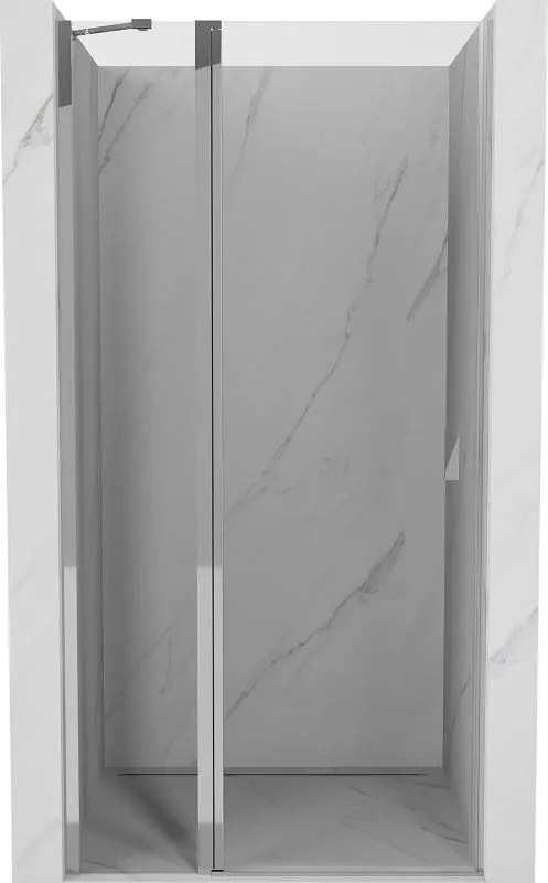 Mexen Mist отваряща се душ врата 75 см, прозрачна, хром - 8A4-075-000-01-00