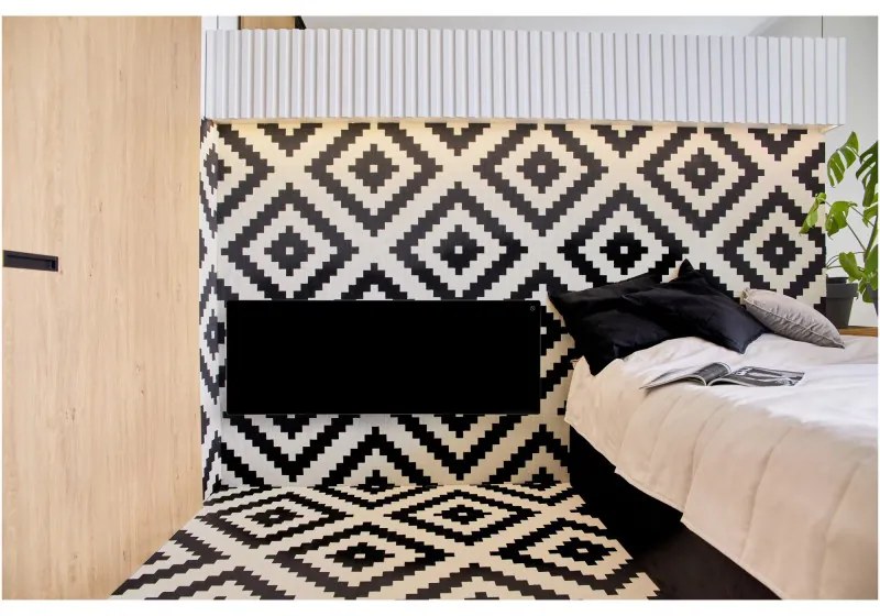 Разопакован: Електрически конвектор AENO AGH0002S, 700W, 30 м2, Мобилно приложение, Ултратънък, Wi-Fi, Черен