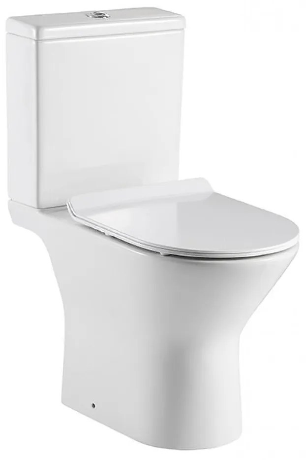Моноблок ICC 7937P NANO, седалка и капак, порцелан, бял гланц, 80x63x38см