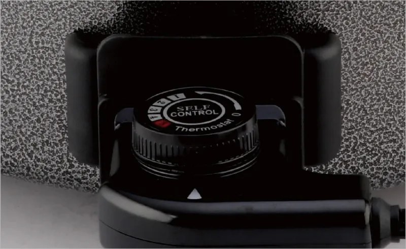 Електрически тиган за приготвяне на пица Rosberg R51010B, 1500W, 32 см, Терморегулатор, Незалепващо покритие, Сив