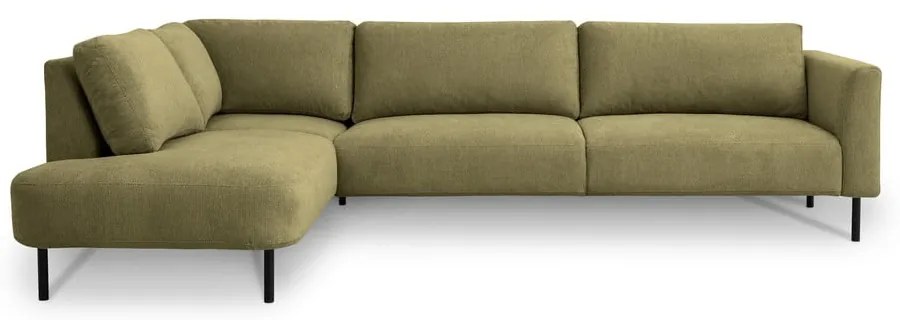 Ъглов диван в цвят горчица (ляв ъгъл) Hero – Scandic