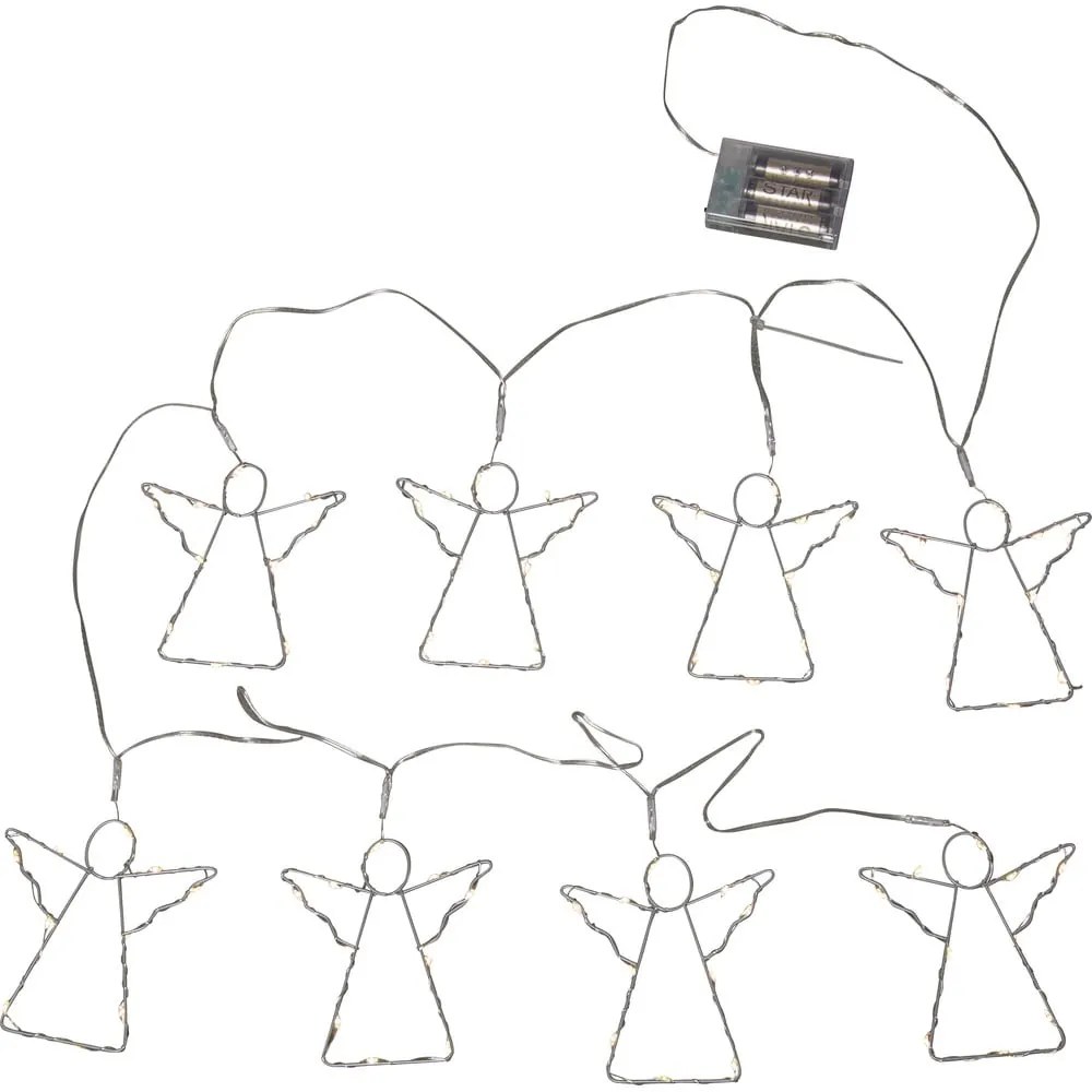 Светлинна верига на батерии с 8 броя крушки, дължина 175 cm Angela – Star Trading